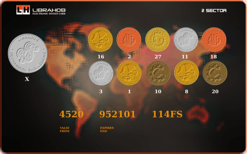 электронная инвесткарта 4520 952101 114FS