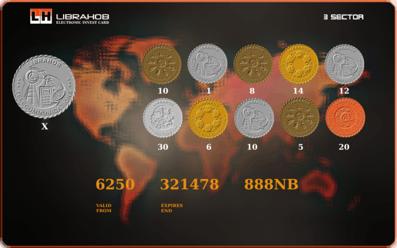 электронная инвесткарта 6250 321478 888NB