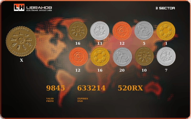 электронная инвесткарта 9845 633214 520RX